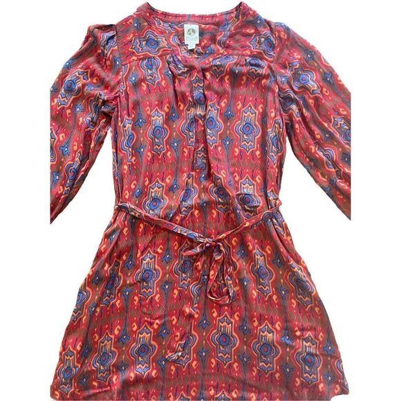 Anthropologie TINY Rosemary Tunic Red Motif Dress NWT sz XS - Picture 9 of 9